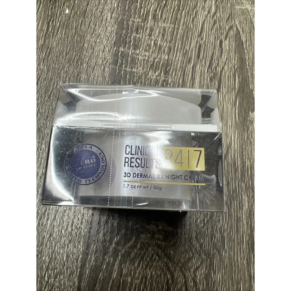 Clinical Results 24/7 3D Dermal Rx Night Cream 1.7 oz 50g New Sealed - Picture 2 of 10